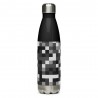 92Y4.G8 Stainless Steel Water Bottle with Gray & Gray Mosaic Design