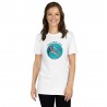 White T-Shirt Y15 with No More Plastic Bottles Design