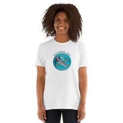 White T-Shirt Y15 with No More Plastic Bottles Design