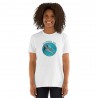 White T-Shirt Y15 with No More Plastic Bottles Design