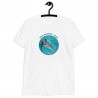 White T-Shirt Y15 with No More Plastic Bottles Design
