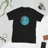 Black T-Shirt Y15 with No More Plastic Bottles Design