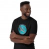 Black T-Shirt Y15 with No More Plastic Bottles Design