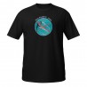 Black T-Shirt Y15 with No More Plastic Bottles Design
