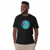 Black T-Shirt Y15 with No More Plastic Bottles Design