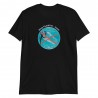 Black T-Shirt Y15 with No More Plastic Bottles Design