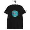 Black T-Shirt Y15 with No More Plastic Bottles Design